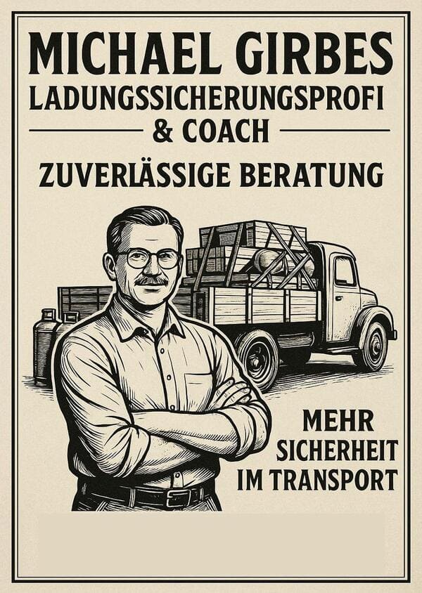 Michael Girbes Ladungssicherungsprofi als Schild {{brizy_dc_image_alt imageSrc=