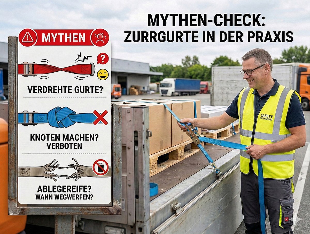 Mythen zu Zurrgurten - alle Fakten im Überblick